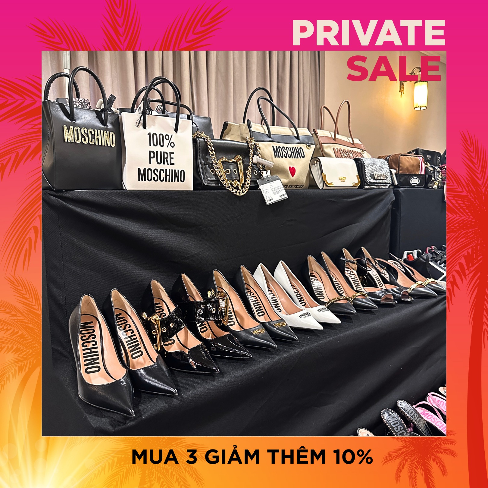 Quy mô của “đại tiệc” Private Sale năm nay được đầu tư hoành tráng, với hàng chục gian hàng và hàng ngàn món đồ hot từ nhiều thương hiệu lớn