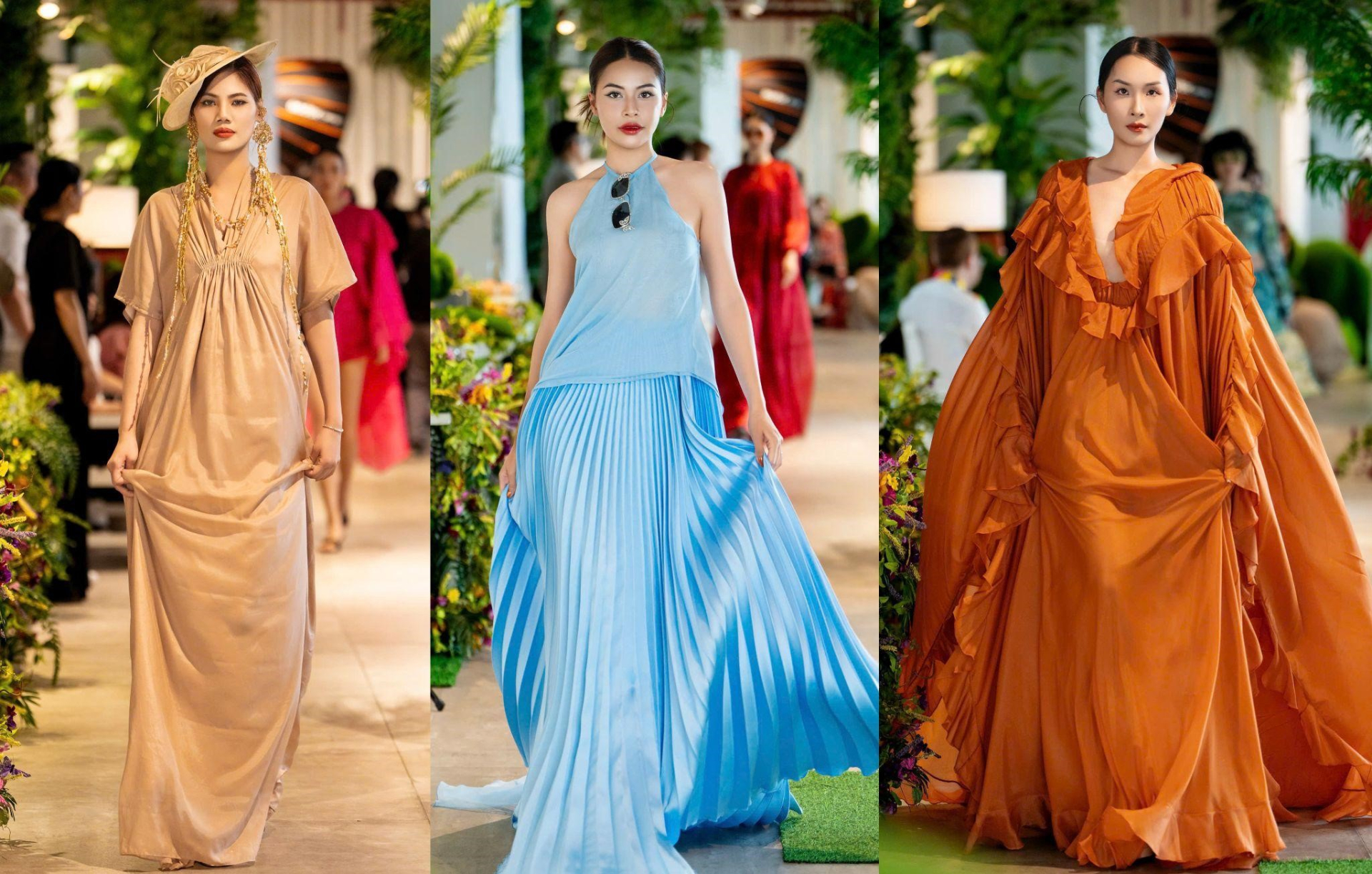 Hoàng Thùy chiếm spotlight với cú xoay váy đỉnh cao trong show diễn của NTK Thanh Hương Bùi - ảnh 5