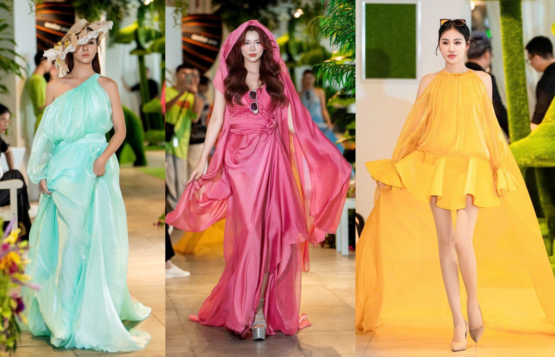 Hoàng Thùy chiếm spotlight với cú xoay váy đỉnh cao trong show diễn của NTK Thanh Hương Bùi - ảnh 4