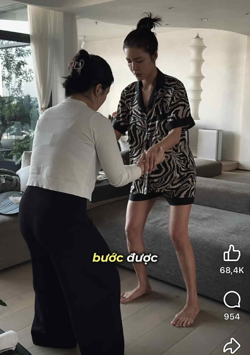 Cô nàng phải tập luyện từng chút một mỗi ngày.