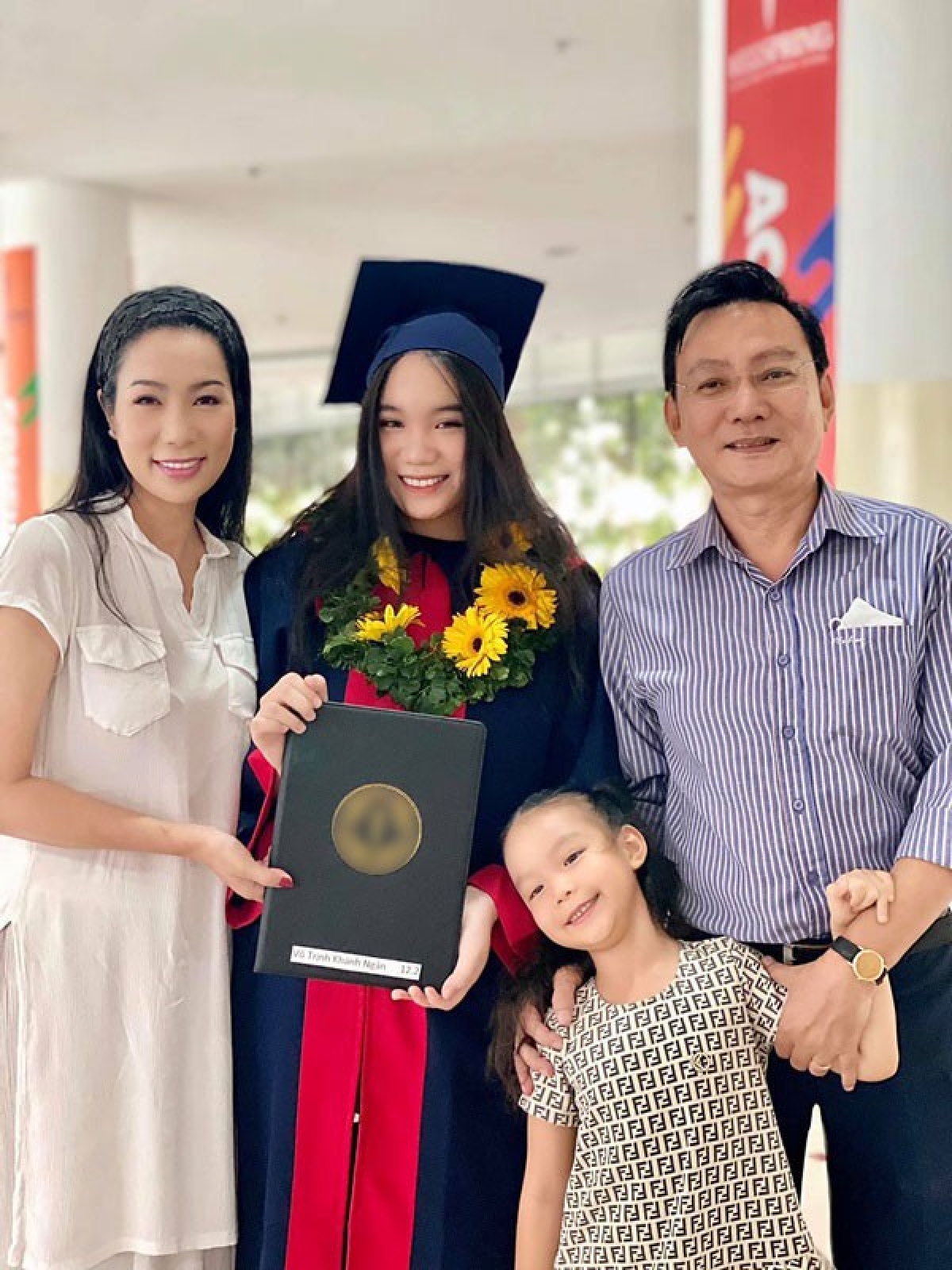Gia đình hạnh phúc, viên mãn của Trịnh Kim Chi