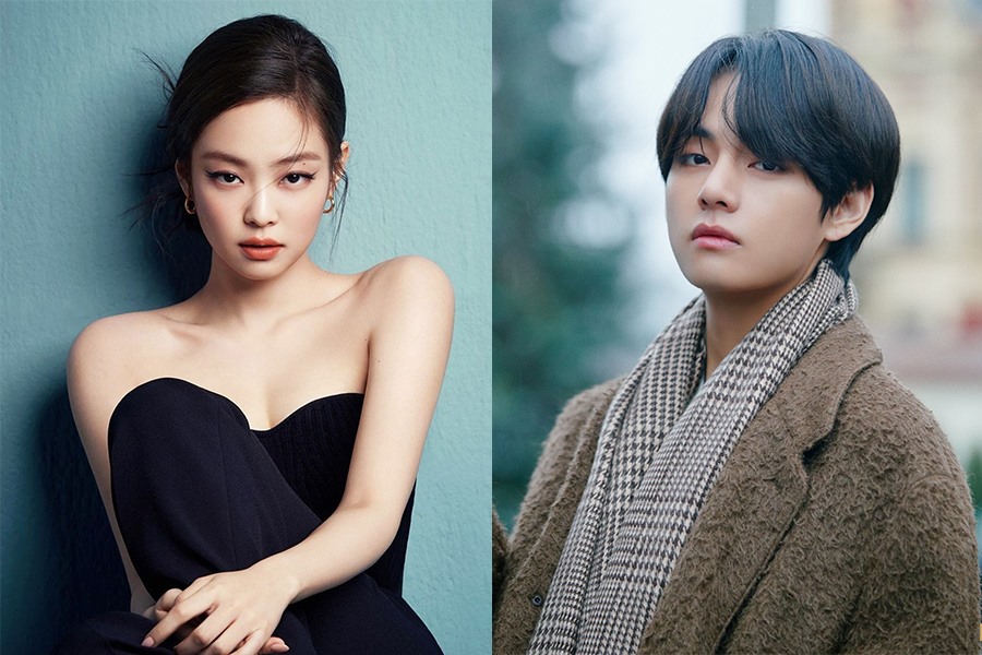 Thời gian gần đây, Jennie - bạn gái G-Dragon bị đồn đoán hẹn hò với V (BTS)