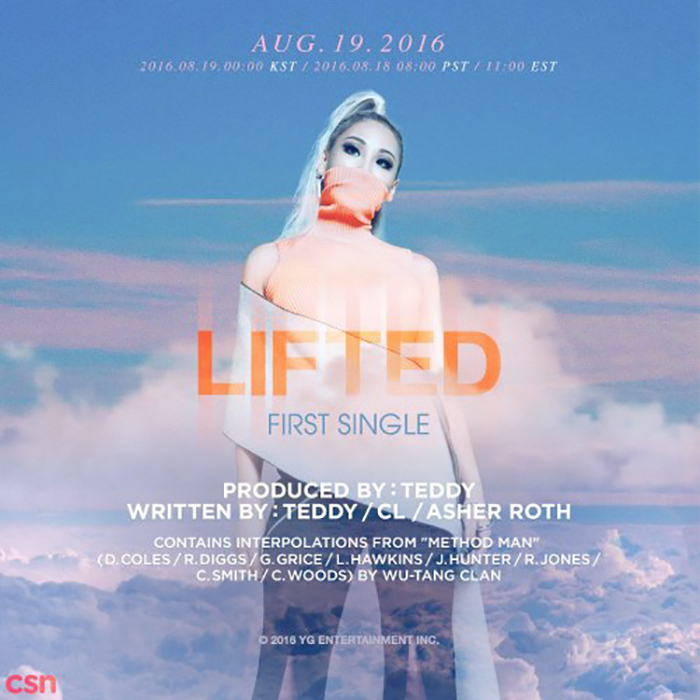 Đĩa đơn 'Lifted' của CL từng lọt top 94 của BXH Hot 100 Billboard giúp cô trở thành nữ nghệ sĩ Kpop đầu tiên đạt thành tích này