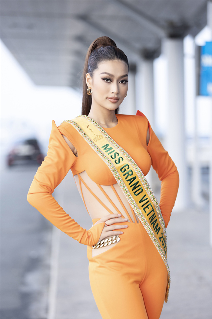Thiên Ân lên đường sang Indonesia thi Miss Grand International 2022 chỉ sau ít ngày đăng quang ở Việt Nam