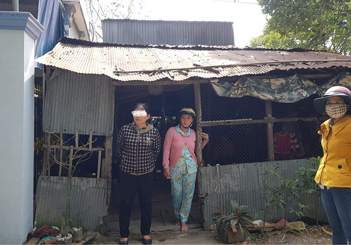 Căn nhà xập xệ của gia đình Hạo Nam