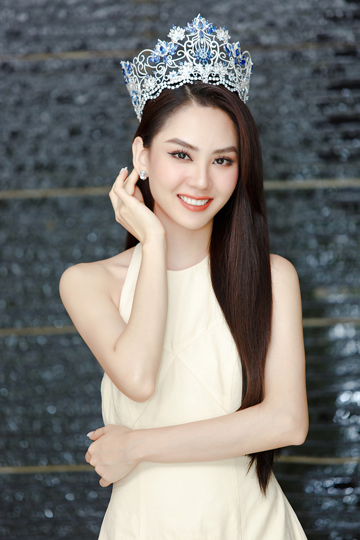Mai Phương đạt vương miện trong cuộc thi Miss World Vietnam 2022