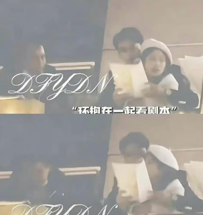 Khoảnh khắc Vương Hạc Đệ ôm chặt bạn diễn nữ không rời dù đang đọc kịch bản khiến netizen xôn xao