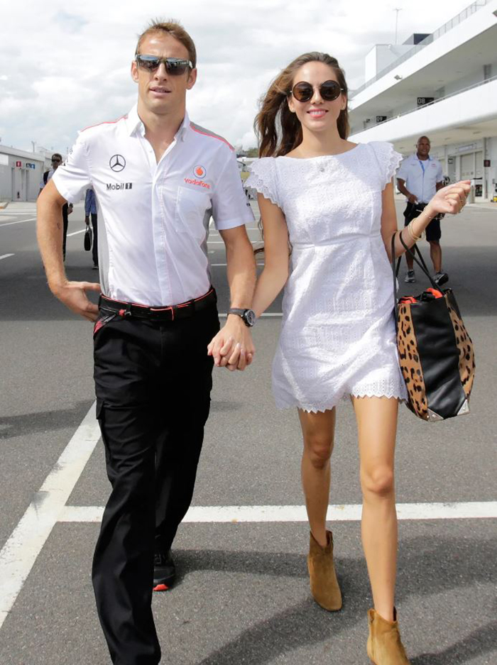 Jessica từng kết hôn với cựu tay đua công thức 1 Jenson Button