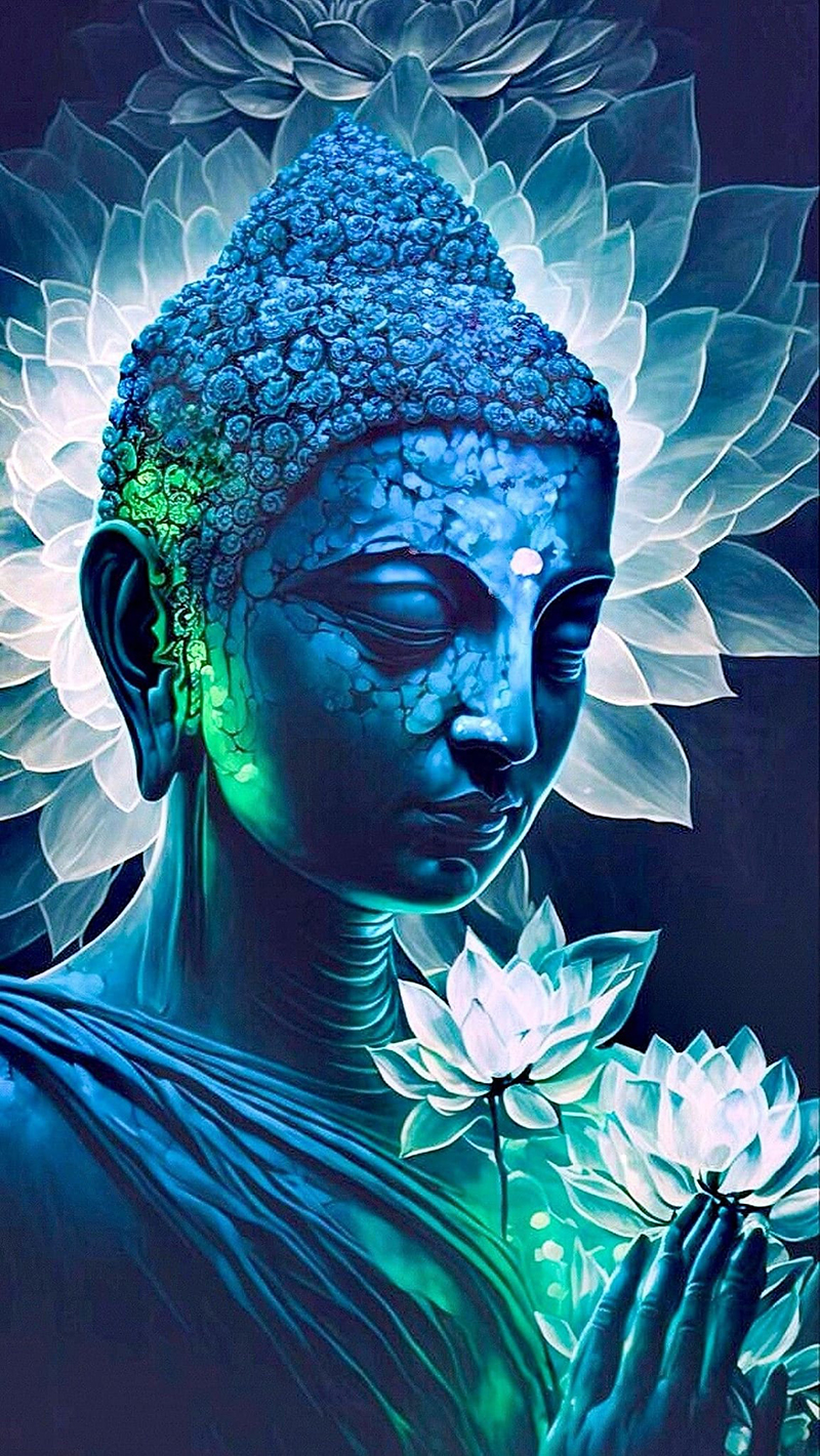 Hình ảnh Phật được vẽ bằng công nghệ AI xuất hiện khắp mạng xã hội gần đây