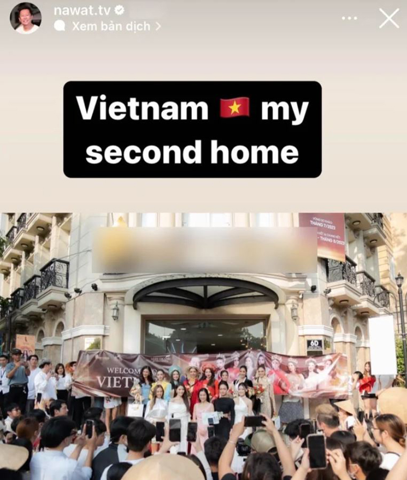 Ông Nawat bày tỏ xem Việt Nam như ngôi nhà thứ hai của mình