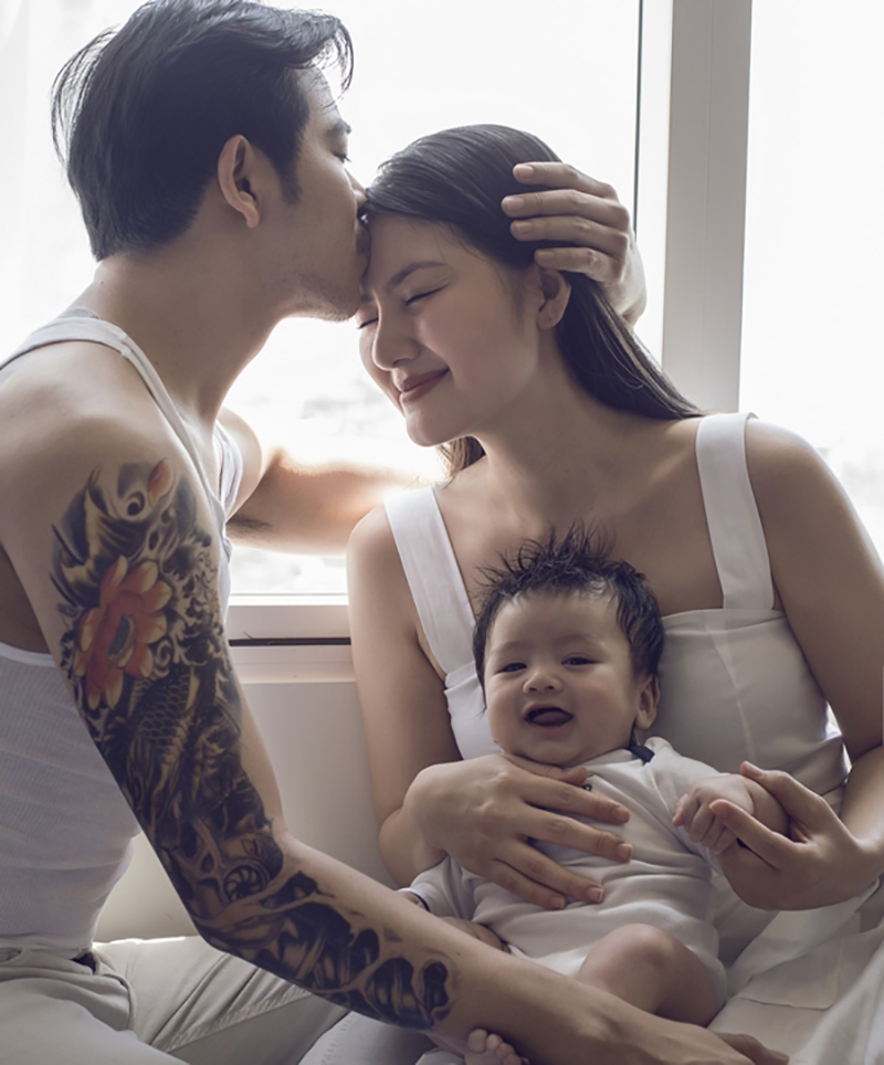 Ngọc Lan và Thanh Bình chào đón con trai đầu lòng vào năm 2017