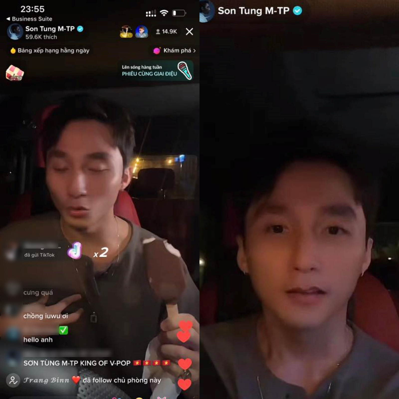 Livestream của Sơn Tùng M-TP