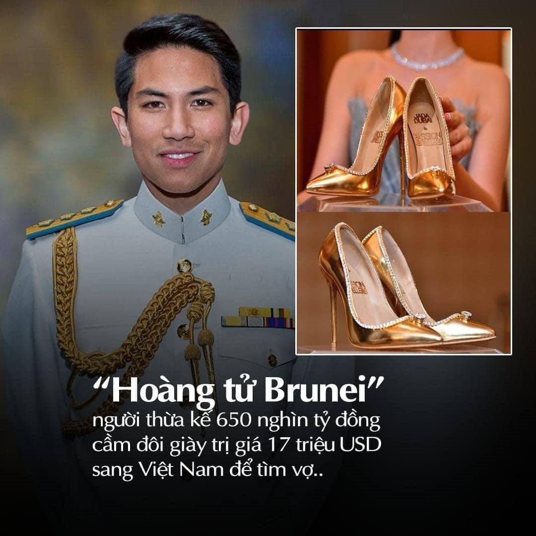 Nhiều bài đăng với nội dung Hoàng tử Brunei sang Việt Nam tuyển vợ khiến dân tình xôn xao