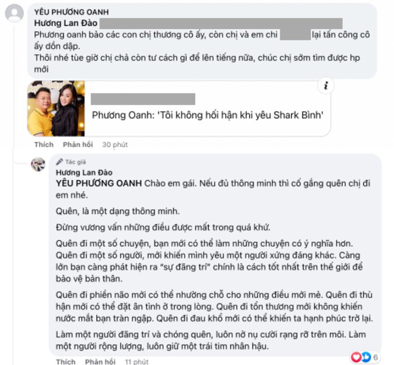 Thái độ của Đào Lan Hương sau khi chính thức ly hôn Shark Bình, đáp khéo khi netizen nhắc đến Phương Oanh - ảnh 2