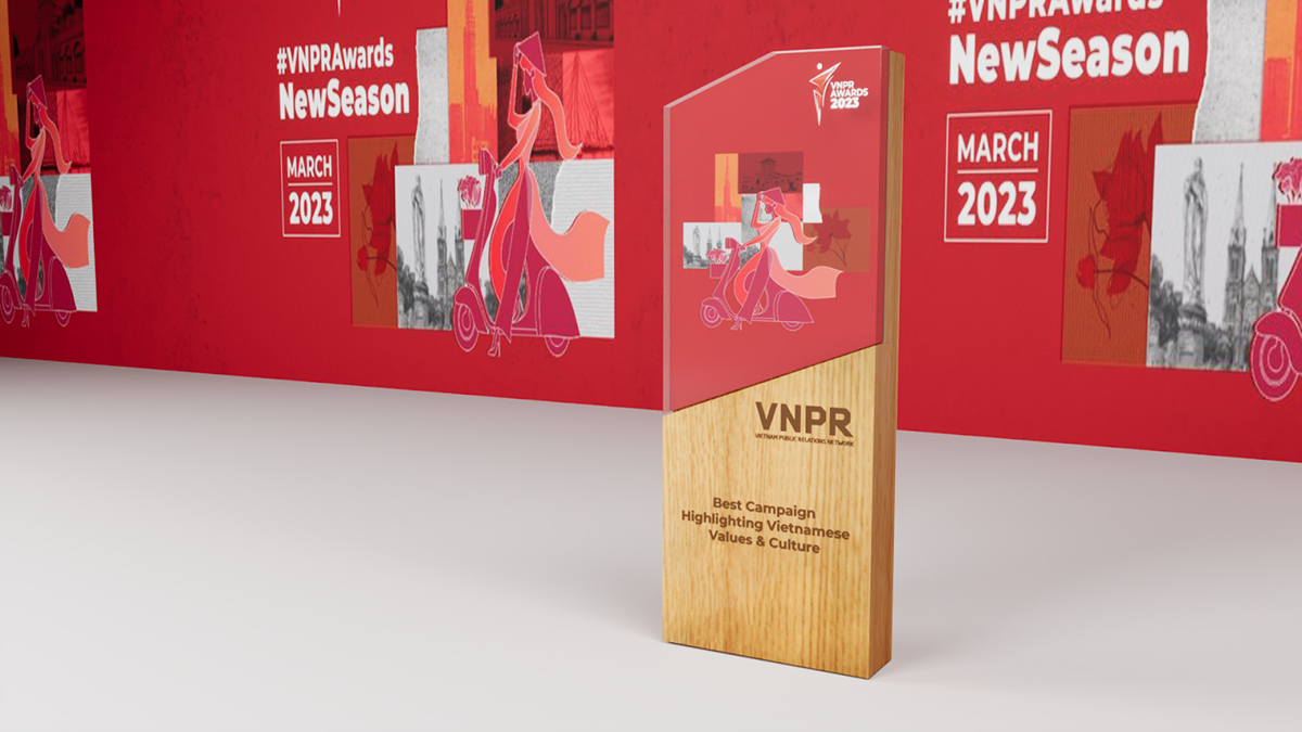 Hé lộ hình ảnh biểu trưng của giải thưởng VNPR Awards 2023