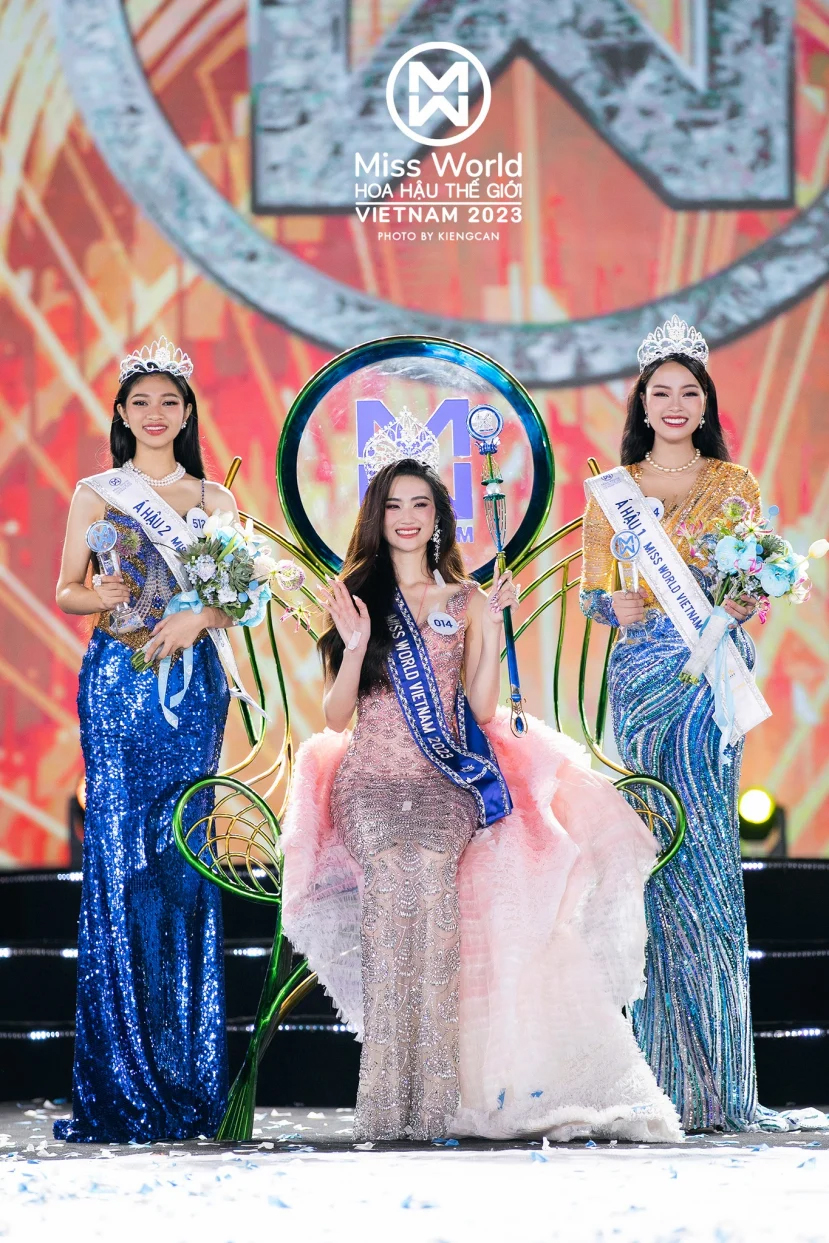Top 3 Miss World Vietnam đăng quang tối ngày 22/7