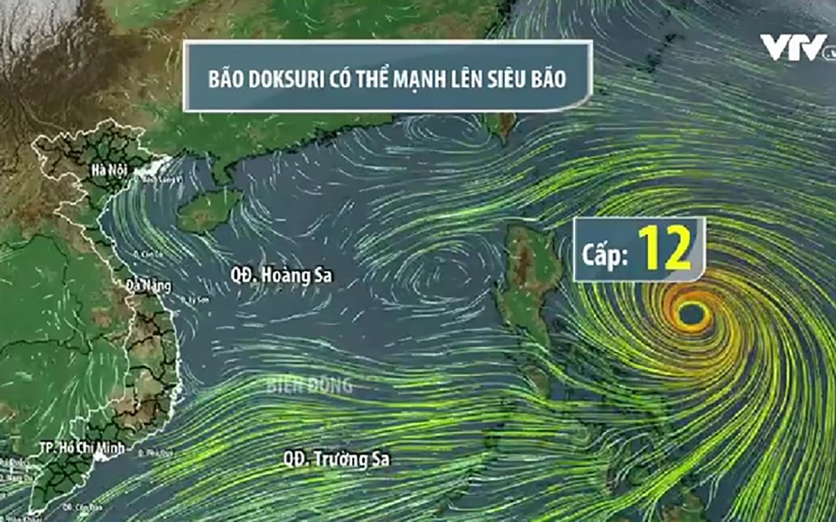 Trong 24 giờ tới, bão số 2 Doksuri tiếp tục mạnh lên, những tỉnh nào ở Việt Nam phải đề phòng? - ảnh 2
