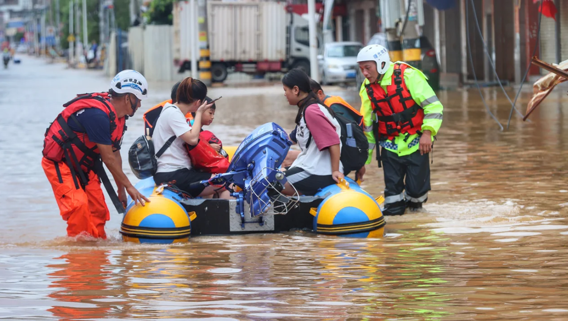 Đây là trận mưa bão, ngập lụt kỷ lục trong nhiều năm qua ở Trung Quốc
