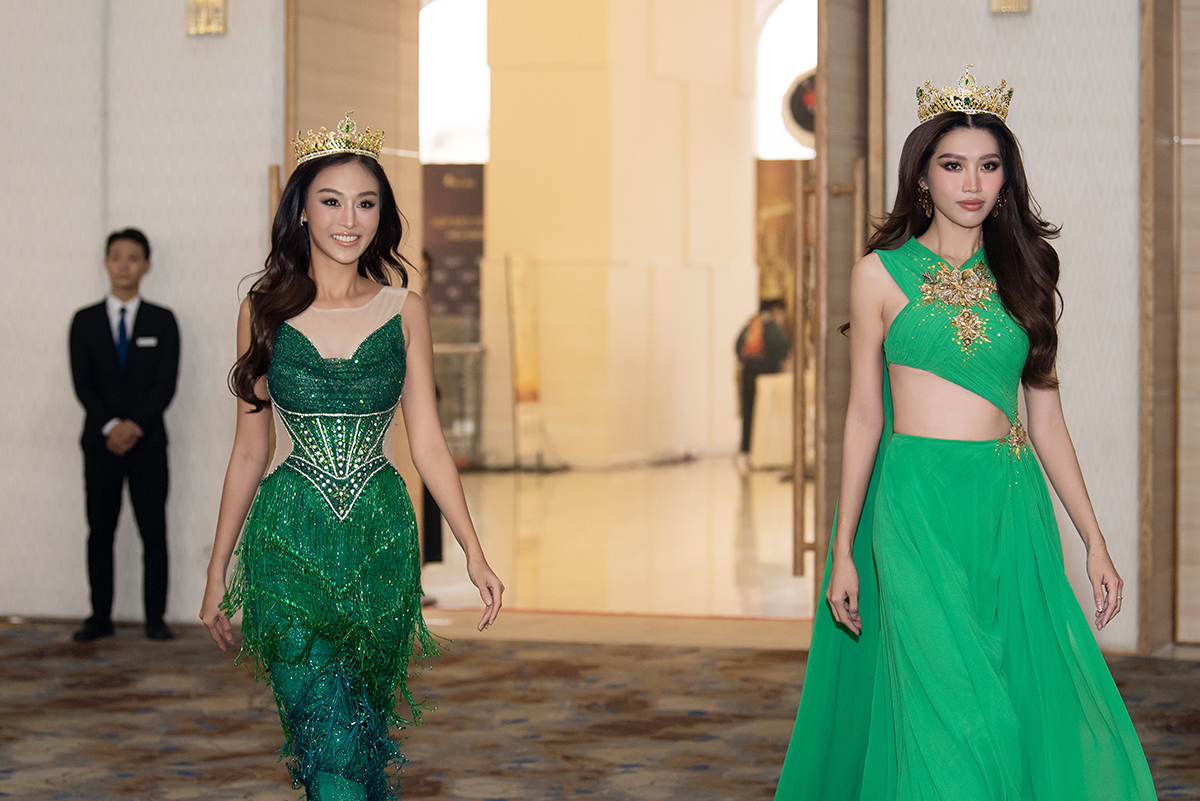 Miss Grand Vietnam 2023 công bố vương miện làm bằng kim cương và vàng 24K - ảnh 4