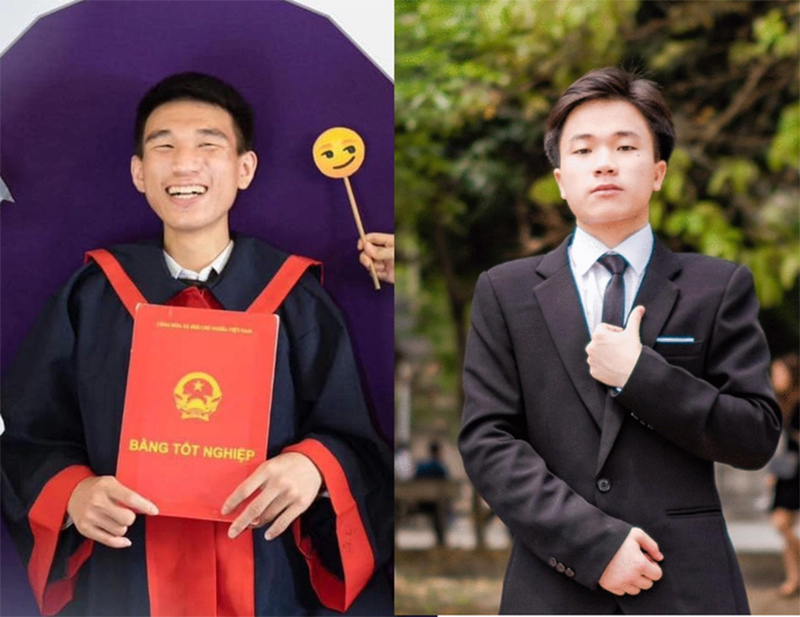 Nguyễn Mạnh Hùng (trái) và Nguyễn Mạnh Thắng (phải) đều là thủ khoa khối A00 toàn quốc và đều trượt nguyện vọng 1 của Đại học Bách khoa Hà Nội
