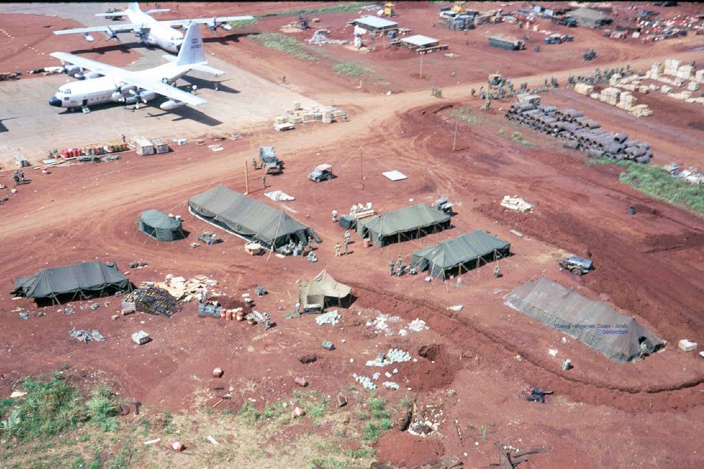 Sân bay Tà Cơn từng là khu căn cứ của quân đội Mỹ giai đoạn 1966-1968