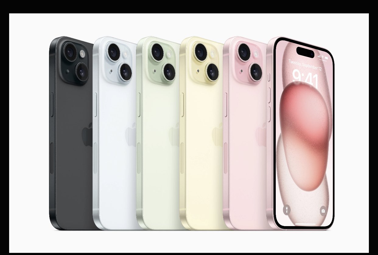 Điện thoại iPhone 15 ra mắt bảng màu pastel cực chất
