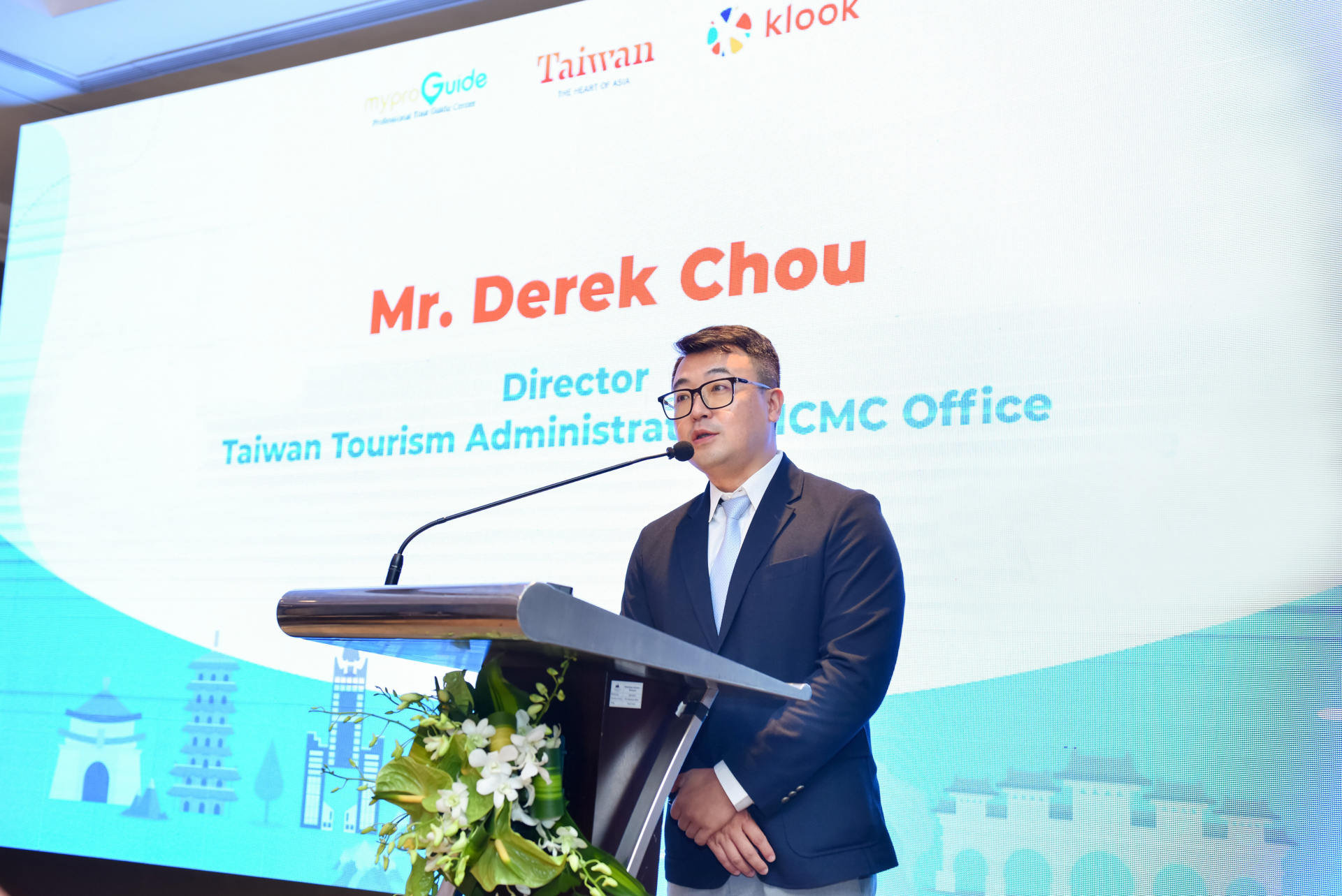 Ông Derek Chou - Trưởng đại diện cơ quan Du lịch Đài Loan