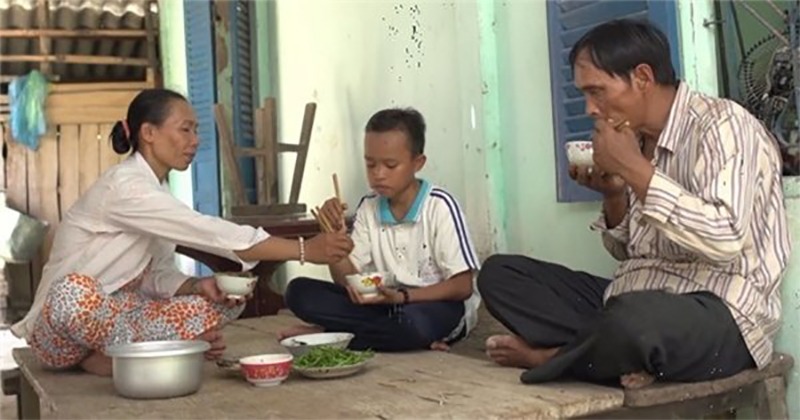 Hoàn cảnh khó khăn của gia đình Hồ Văn Cường ở quê nhà Tiền Giang