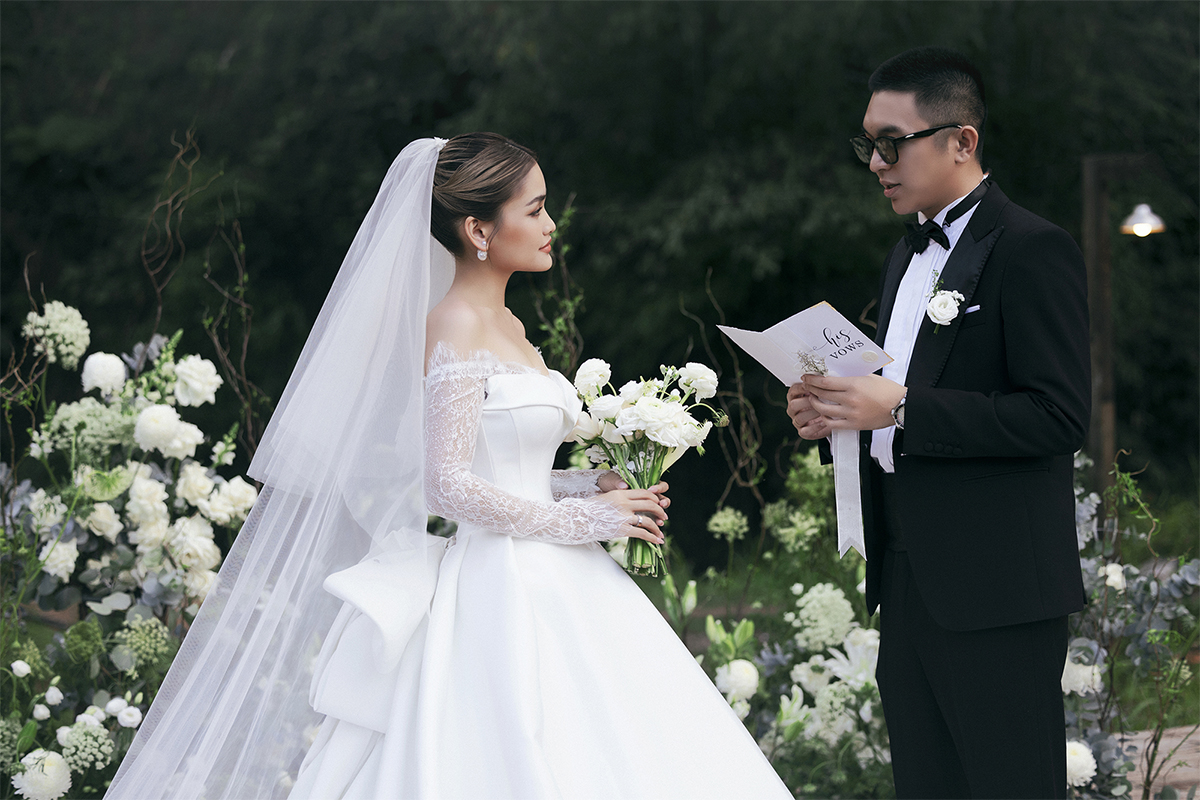 Cô và bạn trai Phong Đạt kết hôn vào đầu năm 2023