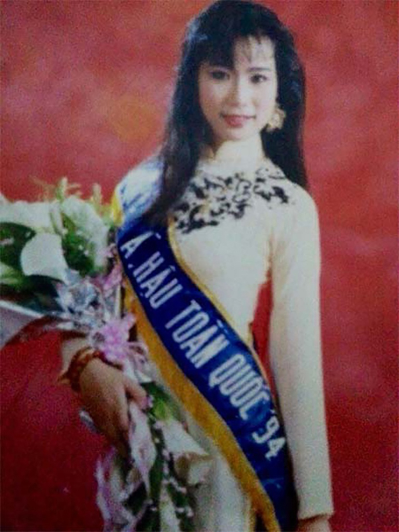 Trịnh Kim Chi là á hậu 2 của Hoa hậu Việt Nam 1994
