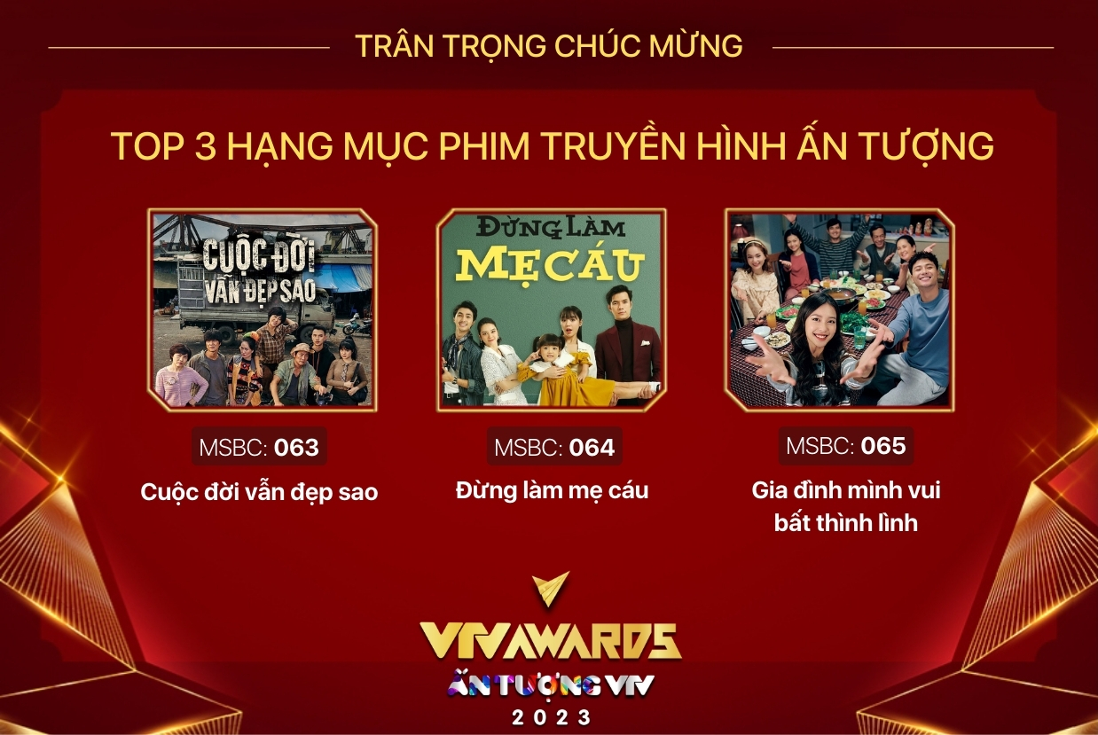 3 bộ phim ấn tượng của năm tại VTV Awards 2023