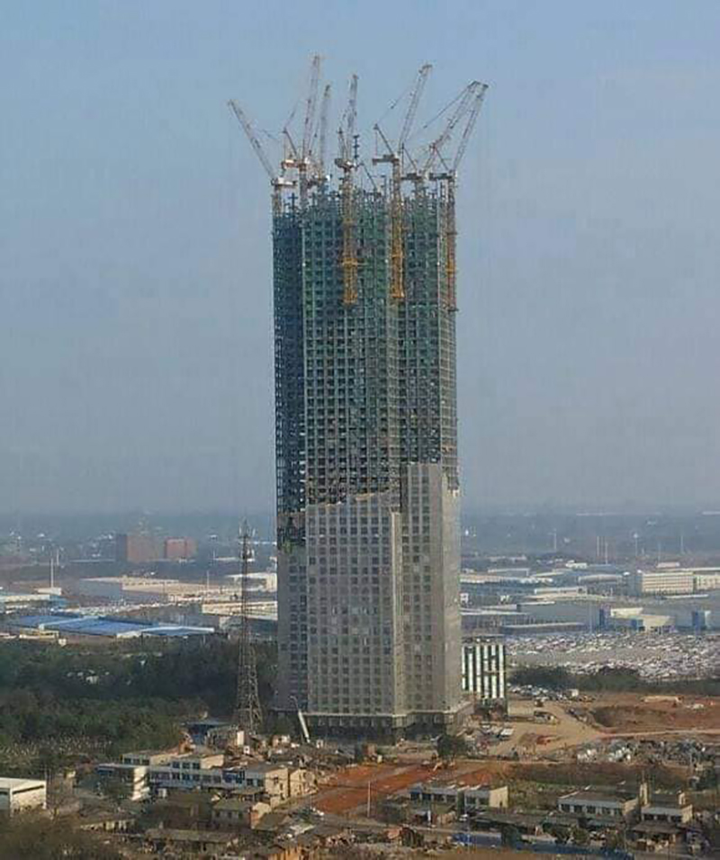 Tòa nhà cao 57 tầng ở Trung Quốc