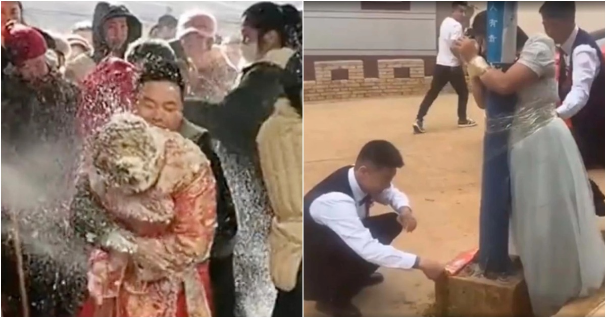 Nhiều sự cố hy hữu trong đám cưới của Trung Quốc cũng liên quan đến các loại bình xịt