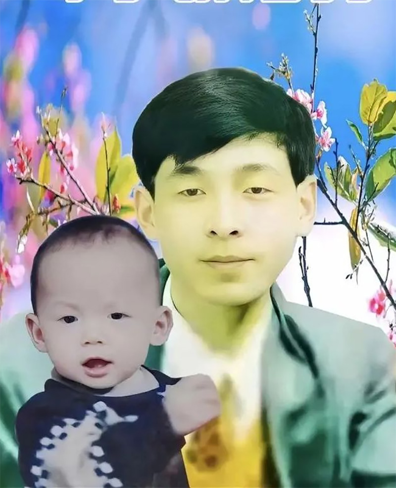 Tỷ phú họ Tạ còn cung cấp thêm ảnh hồi trẻ của ông để mọi người dễ hình dung ra diện mạo của con trai ông khi lớn