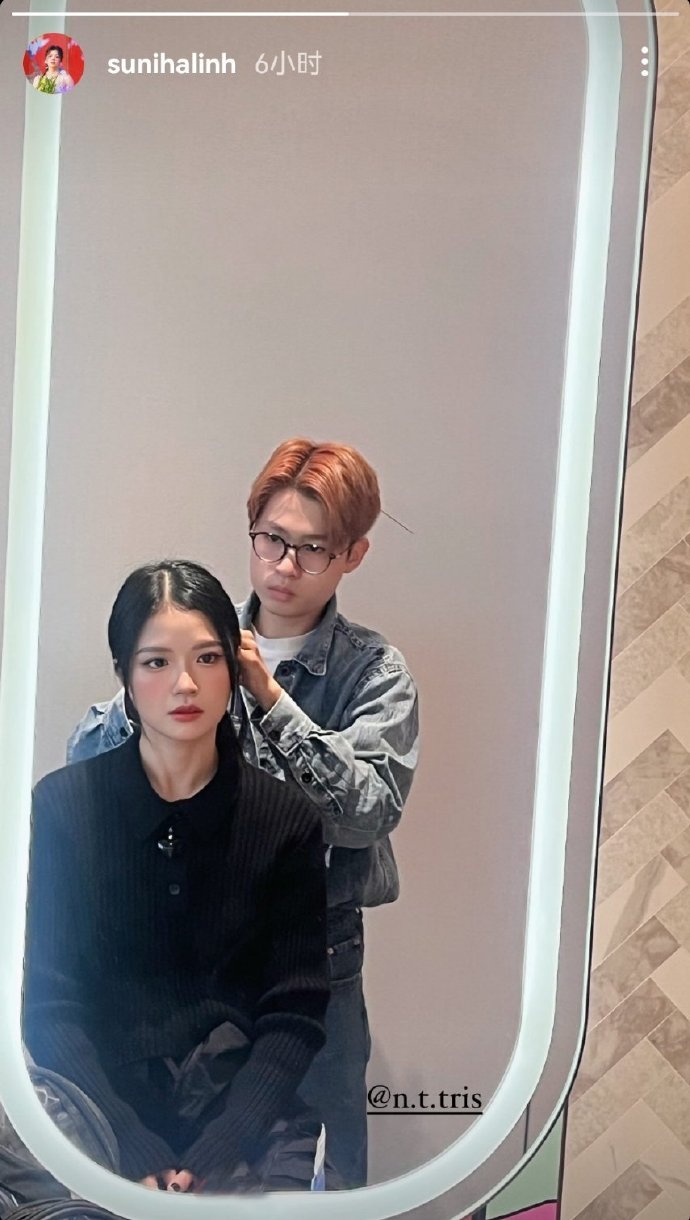 Suni Hạ Linh chia sẻ hậu trường trang điểm, làm tóc trước khi quay hình