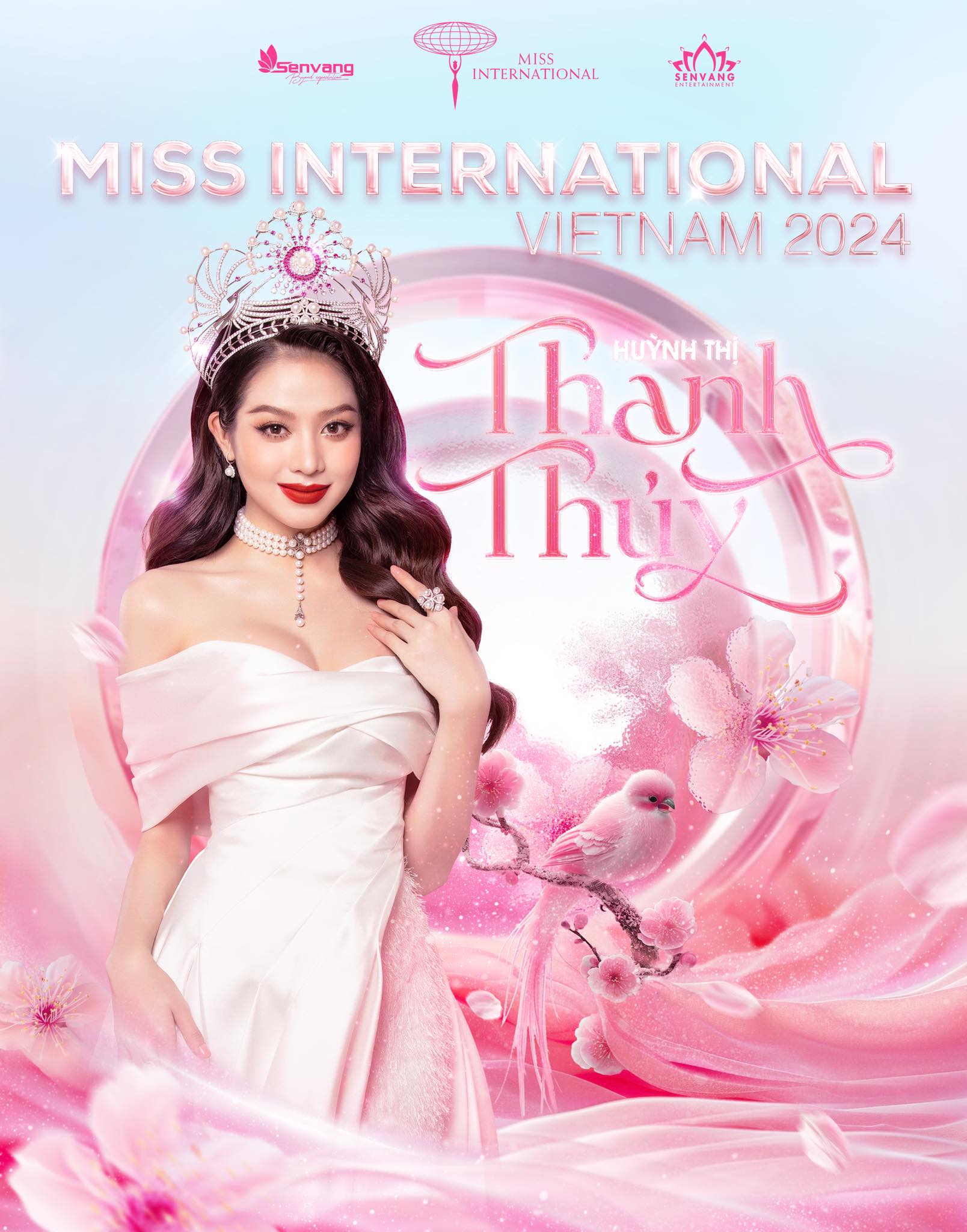 Huỳnh Thị Thanh Thủy sẽ đại diện Việt Nam đi thi Miss International
