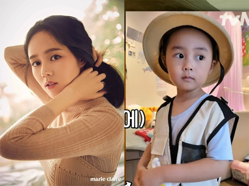 Không chỉ riêng con gái mà cậu con trai 5 tuổi của Han Ga In cũng có thành tích kiểm tra năng khiếu xuất sắc