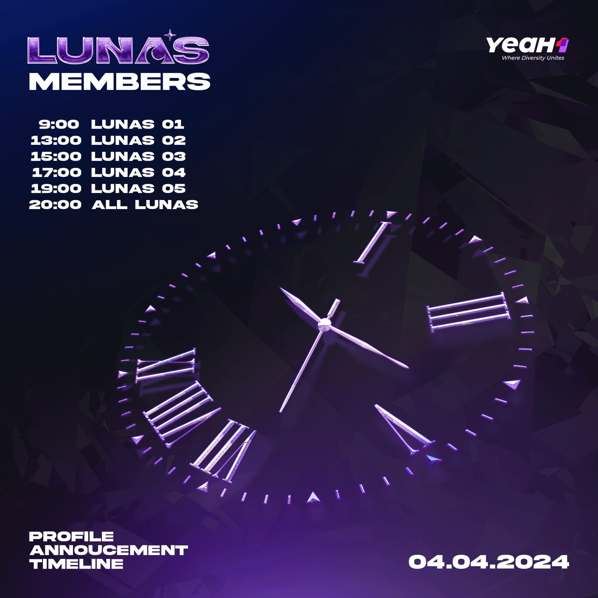 Ngoài Trang Pháp, 4 thành viên còn lại của LUNAS sẽ sớm được công bố