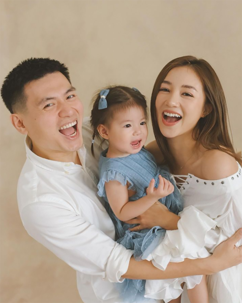 Gia đình của thiếu gia Hải Long - Salim và con gái Pamela Hải Đường