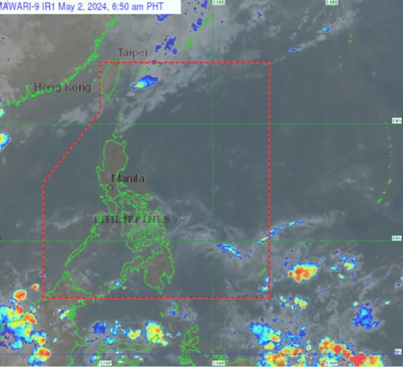Hình ảnh dự đoán sẽ có ít nhất 1 cơn bão đổ bộ biển Đông vào tháng 5