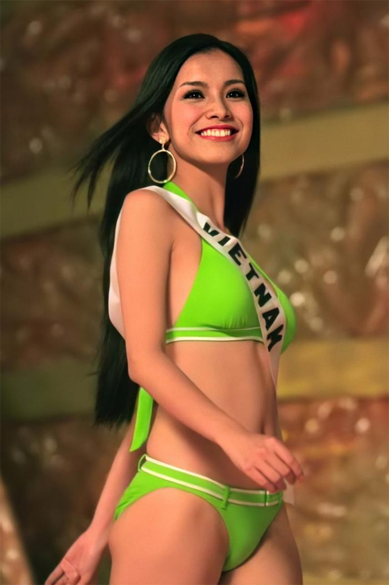 Thùy Lâm từng lọt top 15 của Miss Universe quốc tế năm 2008