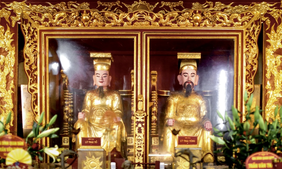Vua Lý Thái Tổ và vua Lý Thái Tông được thờ phụng