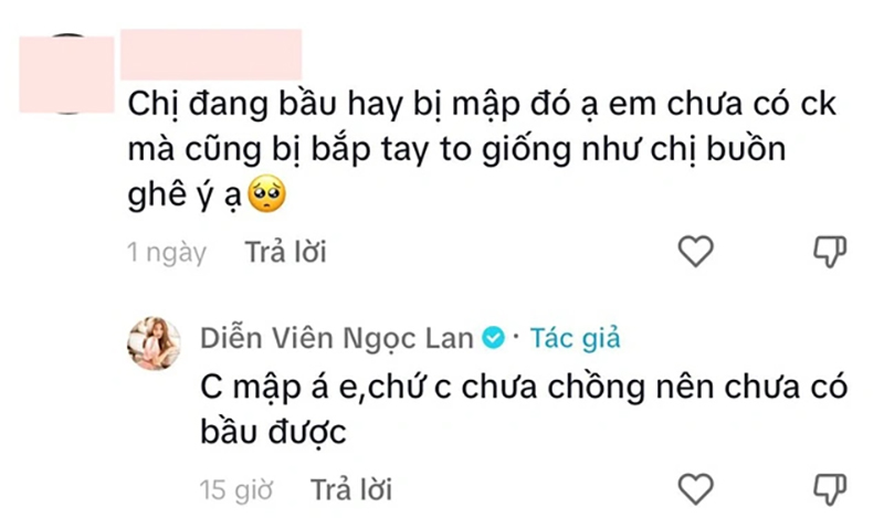 Ngọc Lan phủ nhận chuyện mang thai, tiết lộ do tăng cân