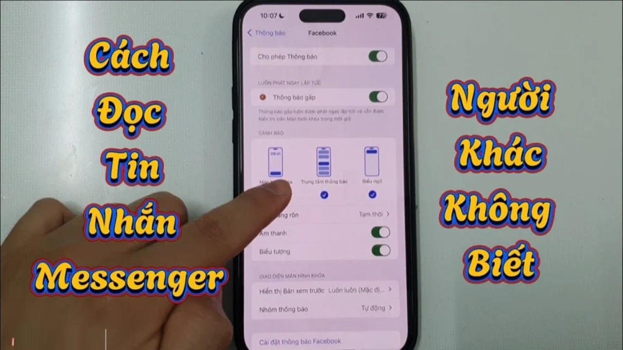 Nhấn nút này, thỏa mái đọc tin nhắn Zalo, Messenger mà không lo phát hiện 'đã xem'