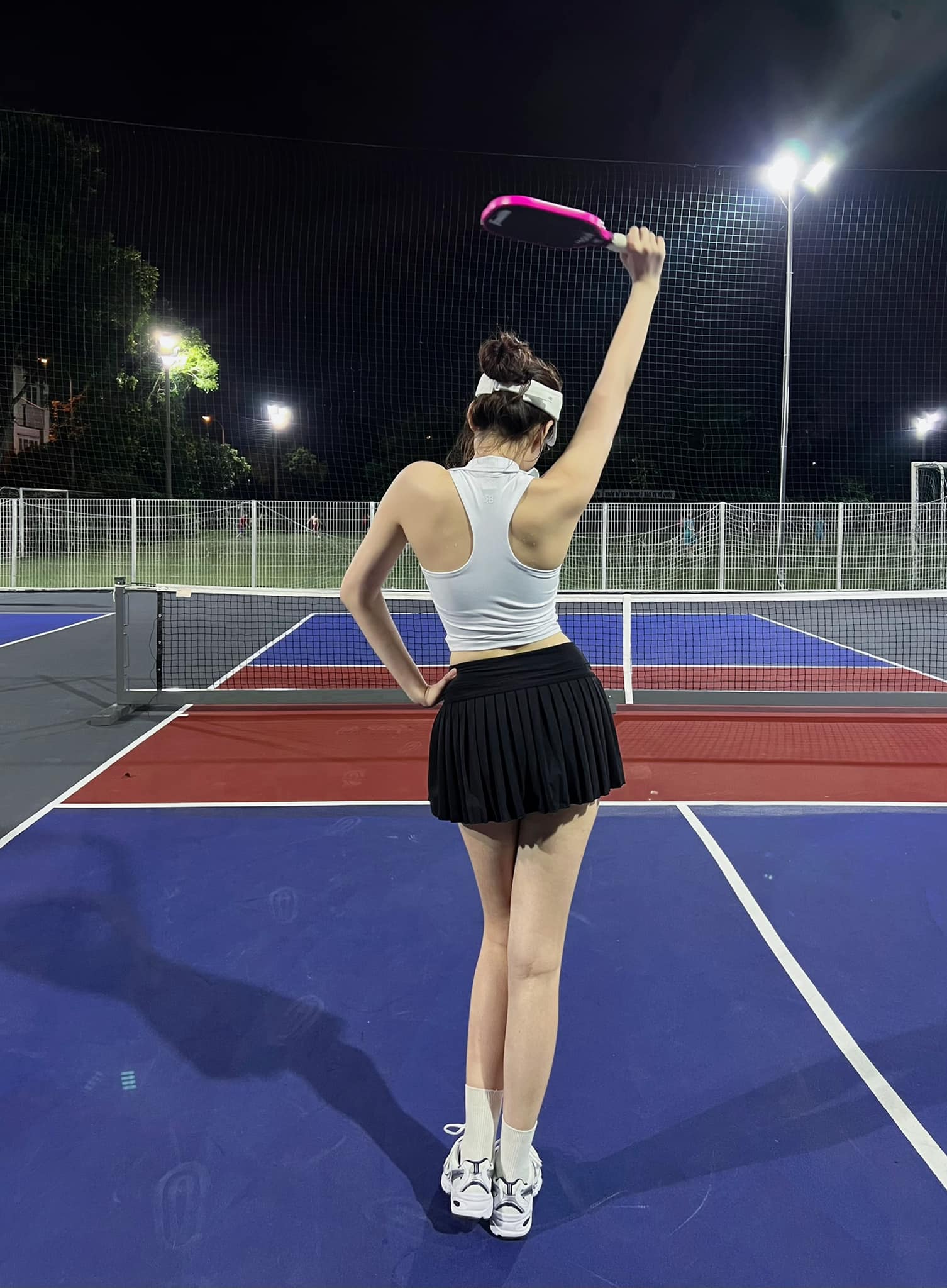 Đỗ Thị Hà gần đây bắt đầu chơi pickleball