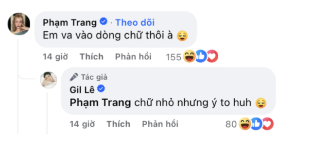 Bình luận “thả thính” nhau của cặp đôi