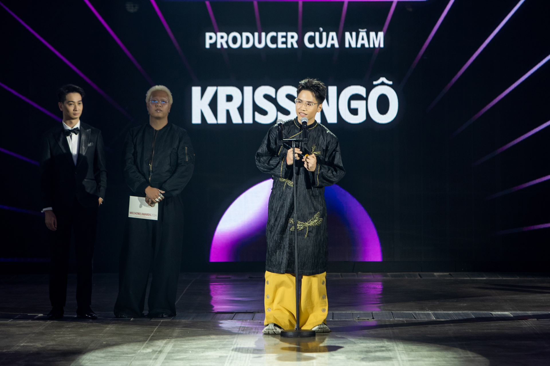 Kriss Ngô là người được vinh danh ở hạng mục Producer của năm tại WeChoice Awards 2024