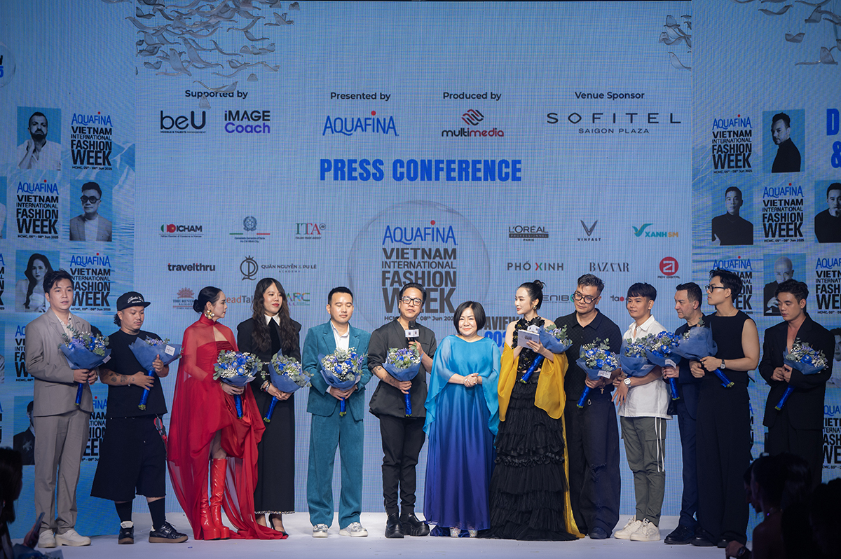 Các NTK, thương hiệu thời trang trong nước và quốc tế sẽ tham gia tại Aquafina Tuần lễ thời trang quốc tế Việt Nam 2025