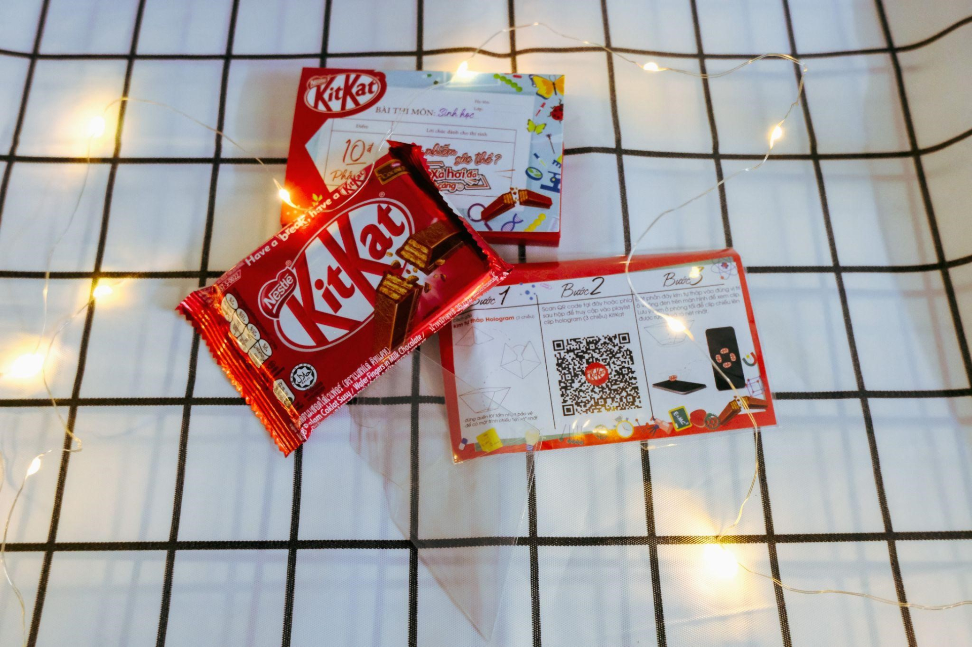 Săn lùng KitKat phiên bản giới hạn cho 6 môn thi THPT, cùng lời chúc từ Khánh Vy qua công nghệ Hologram mới lạ! - ảnh 4
