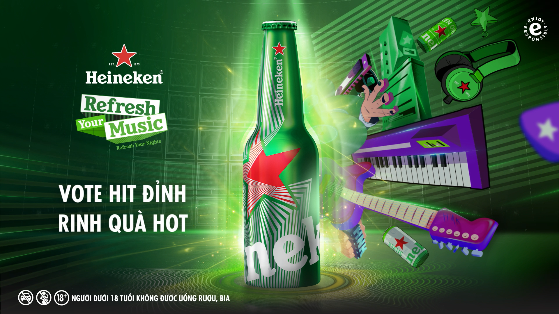 Chuyện lạ có thật: Heineken “chơi lớn trao quyền” cho khán giả “refresh” nhạc  của The Chainsmokers - ảnh 5